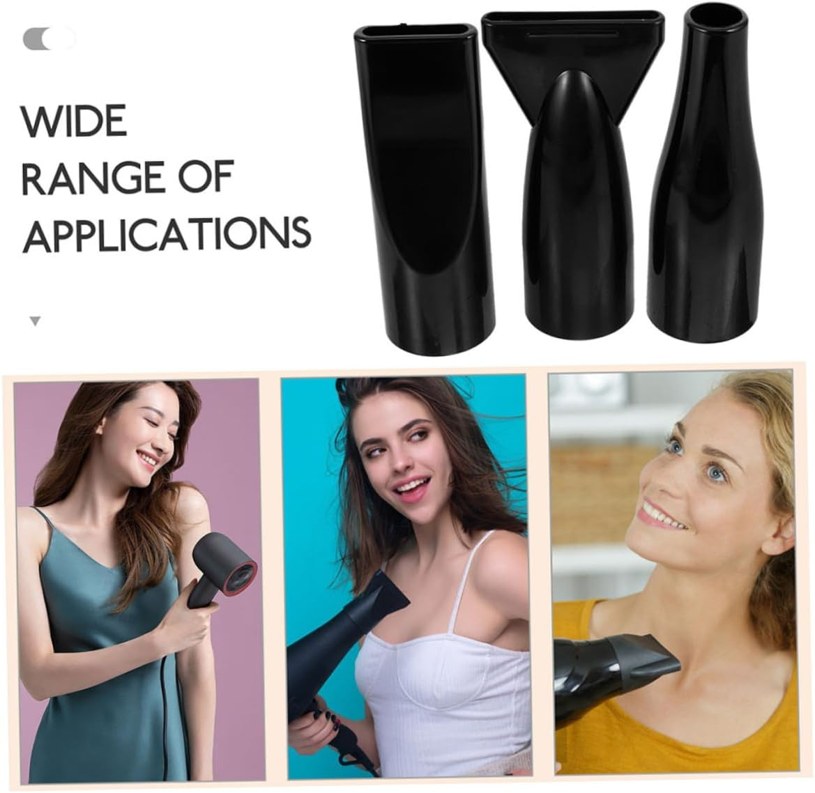 4Pcs Hair Dryer Nozzle Attachments Durable Abs Pet Grooming Diffuser for Dogs Cats for Home Pet Shops and Outdoor Use Hair Dryer Accessories image number 6