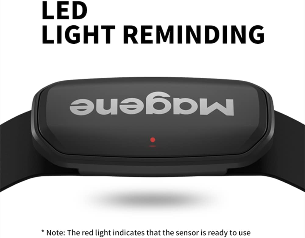 Magene H303 Heart Rate Monitor, Heart Rate Sensor Chest Strap, Protocol Ant+/Bluetooth, Compatible with Ios/Android Apps image number 4