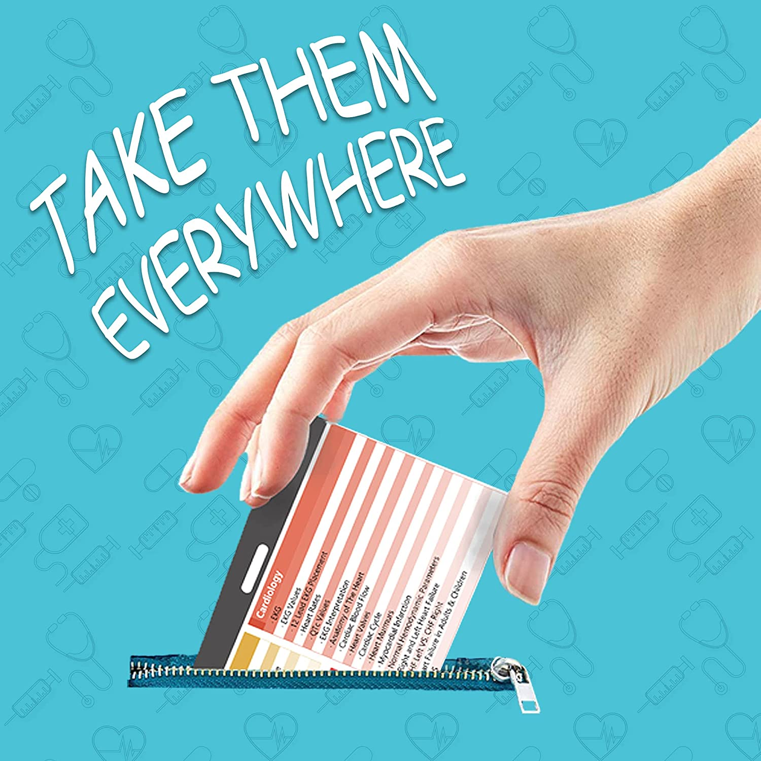 49 Nursing Badge Reference Cards, Nursing School Essentials for Students, Bonus Cheat Sheets - Include Pharmacology, Respiratory, EKG, OB/L&D, Pediatrics, Endocrine, Neurology image number 3