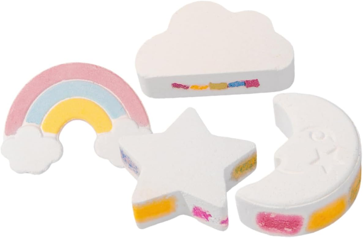 Baluue 4Pcs Rainbow Fragrant Bathing Salt for Relaxation and Skin Nourishment for Mom Friends Yourself image number 3