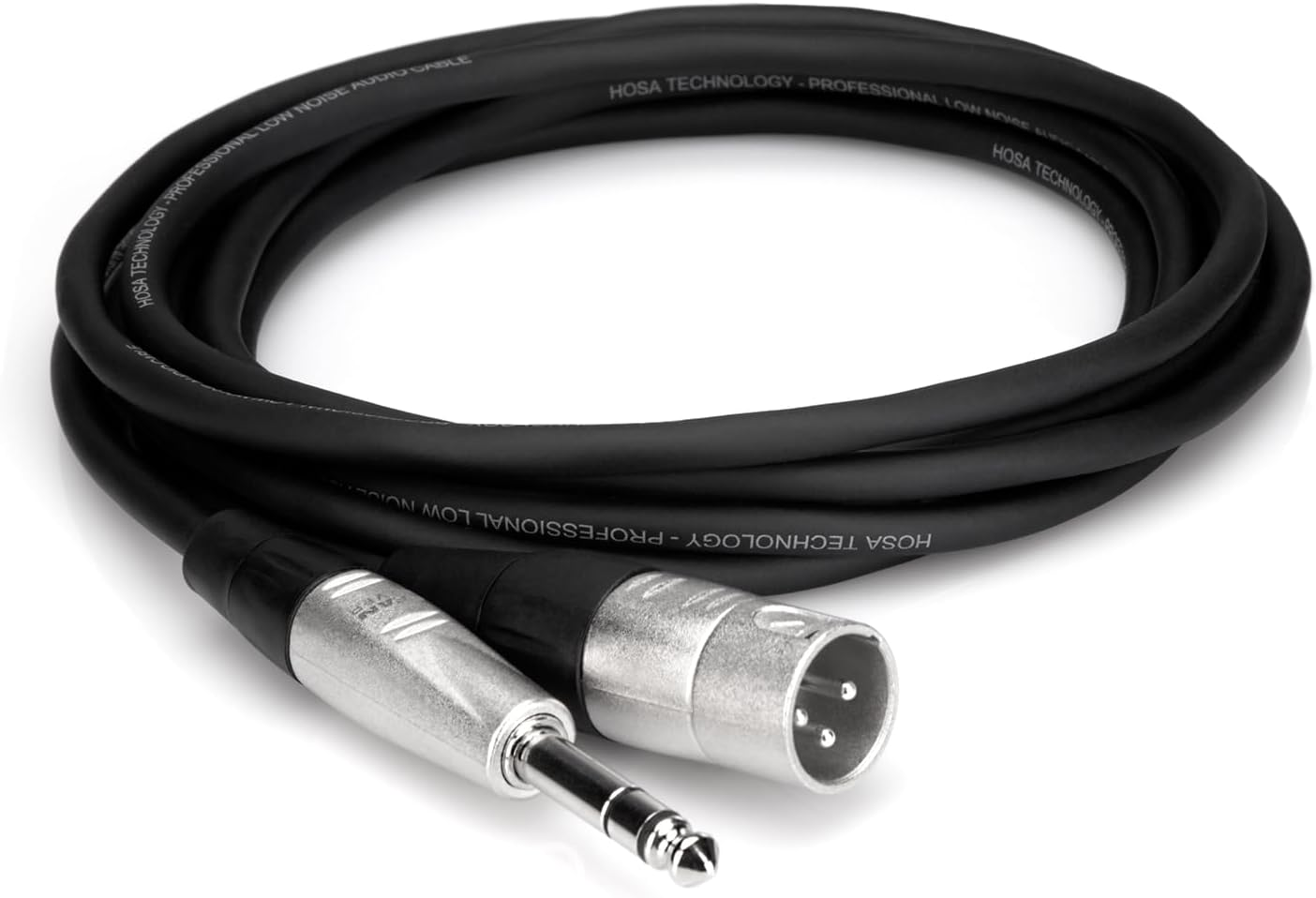Hosa HSX-001.5 Pro Balanced Interconnect Rean 1/4 Inch TRS to XLR3M, 1.5 Feet