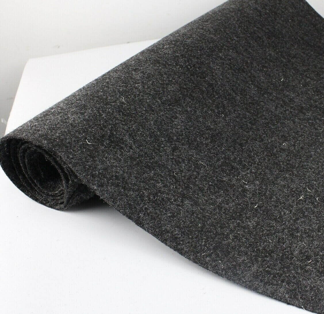 9M X 2M W 4Way Stretch Carpet Dark Grey - Campervan Motorhome Truck Lining 4-Way image number 2