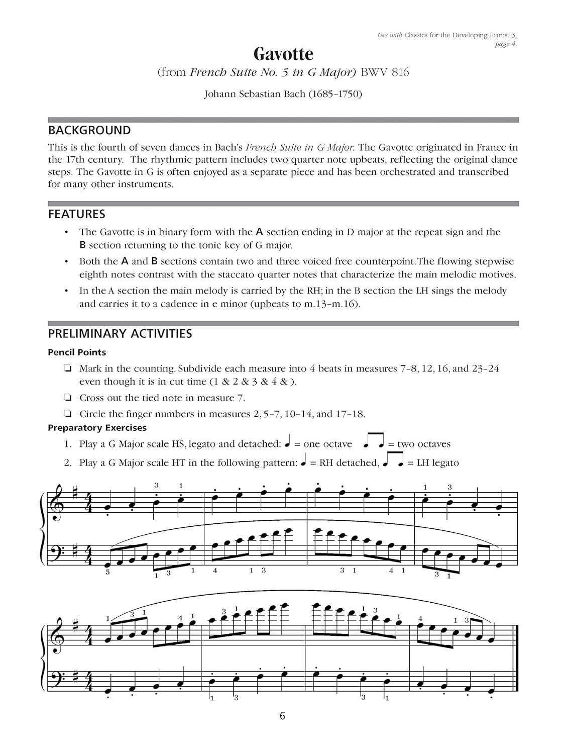 Classics for the Developing Pianist, Book 3: Study Guide for Preparation, Practice & Performance image number 4