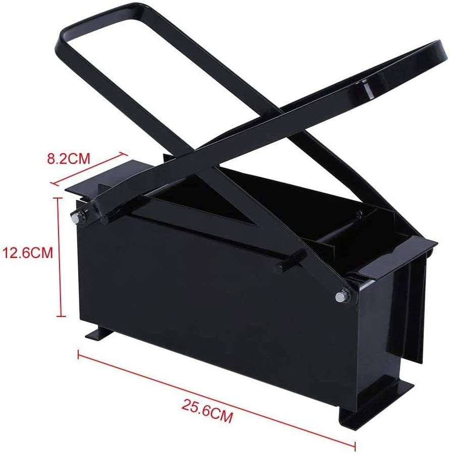 Alvinlite Briquette Press Paper Briquette Press, Manual Paper Press, Briquette Press for Waste Paper Briquettes, Steel Briquette Press, 13 X 26 X 9 Cm, Black image number 1