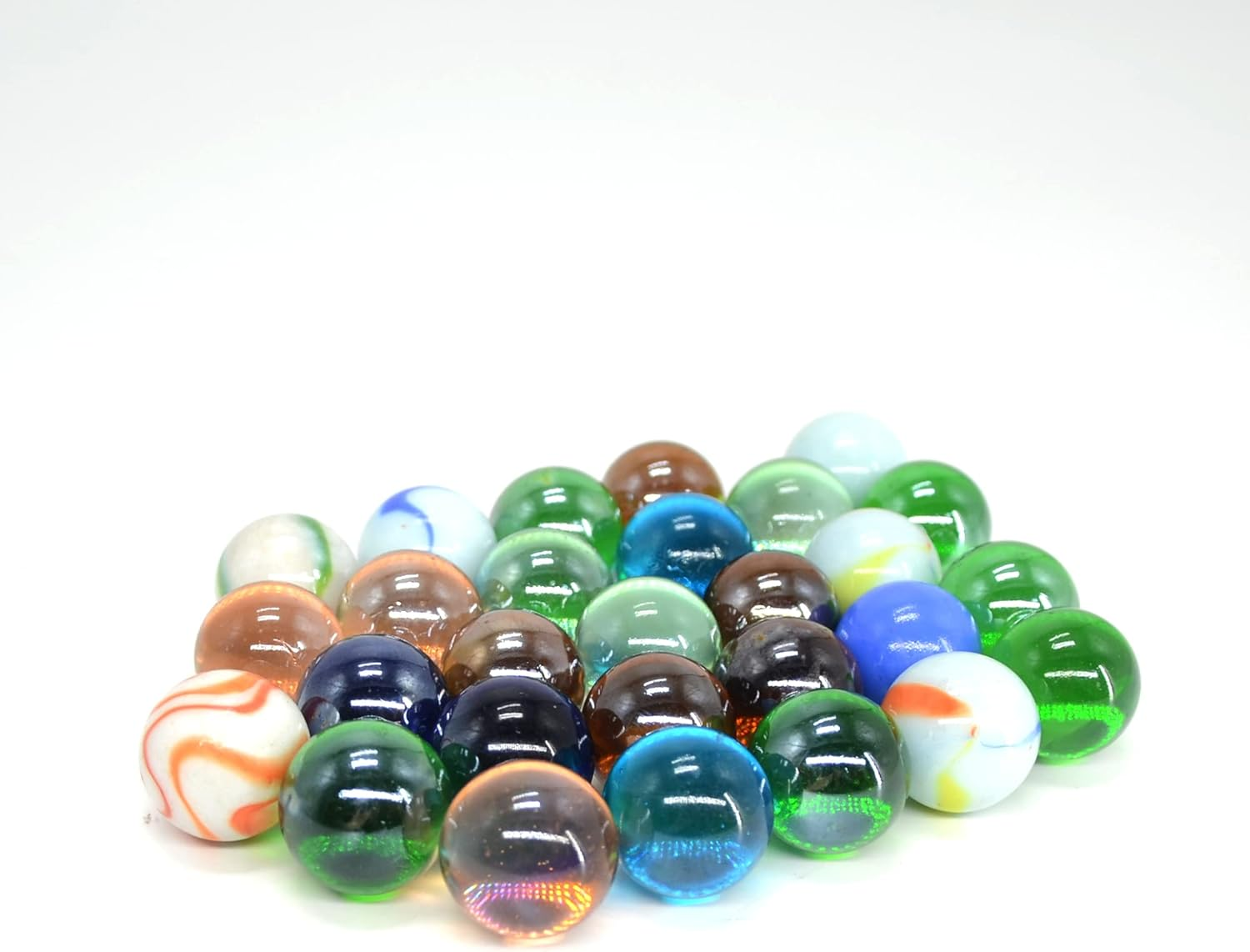 Qich&reg; 12Pieces Assorted Color 1" Shooter Marbles image number 6
