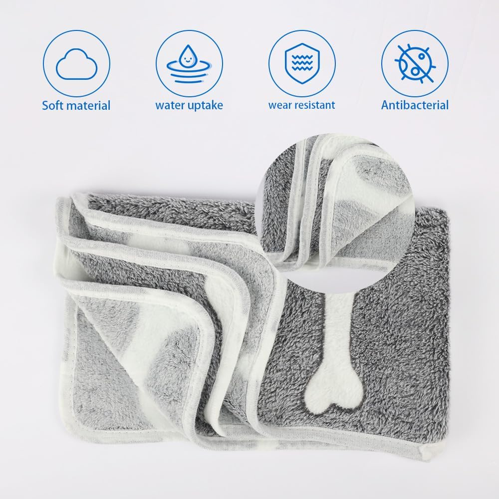 3 Pack of Pet Super Soft Blanket Outdoor Fluffy Dog Blanket Suitable for Kittens, Puppies, Guinea Pigs, Hamsters, Rabbits, and Small Animals Flight Blankets 23 "X 16" image number 6