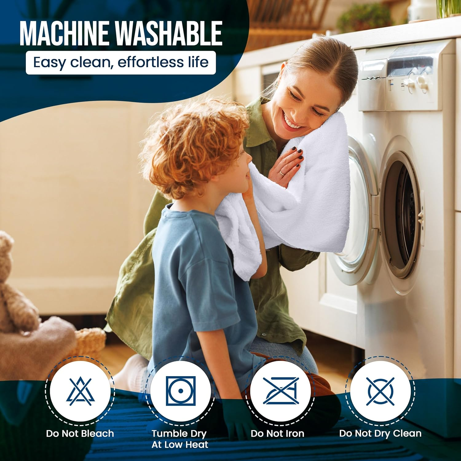 Utopia Bedding Waterproof Mattress Protector Queen Size 2 Pack, 200 GSM Breathable Terry Mattress Cover, Fitted Style with Stretchable Pockets (White) image number 3