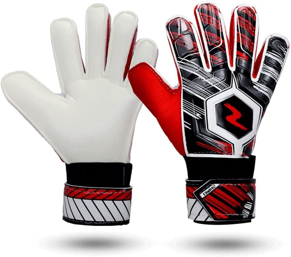 Goalie Gloves, Football Goalkeeper Gloves, Kids & Youth Football Goal Keeper Gloves Strong Grip for the Toughest Saves with Finger Spines to Give Splendid Protection to Prevent Injuries image number 5
