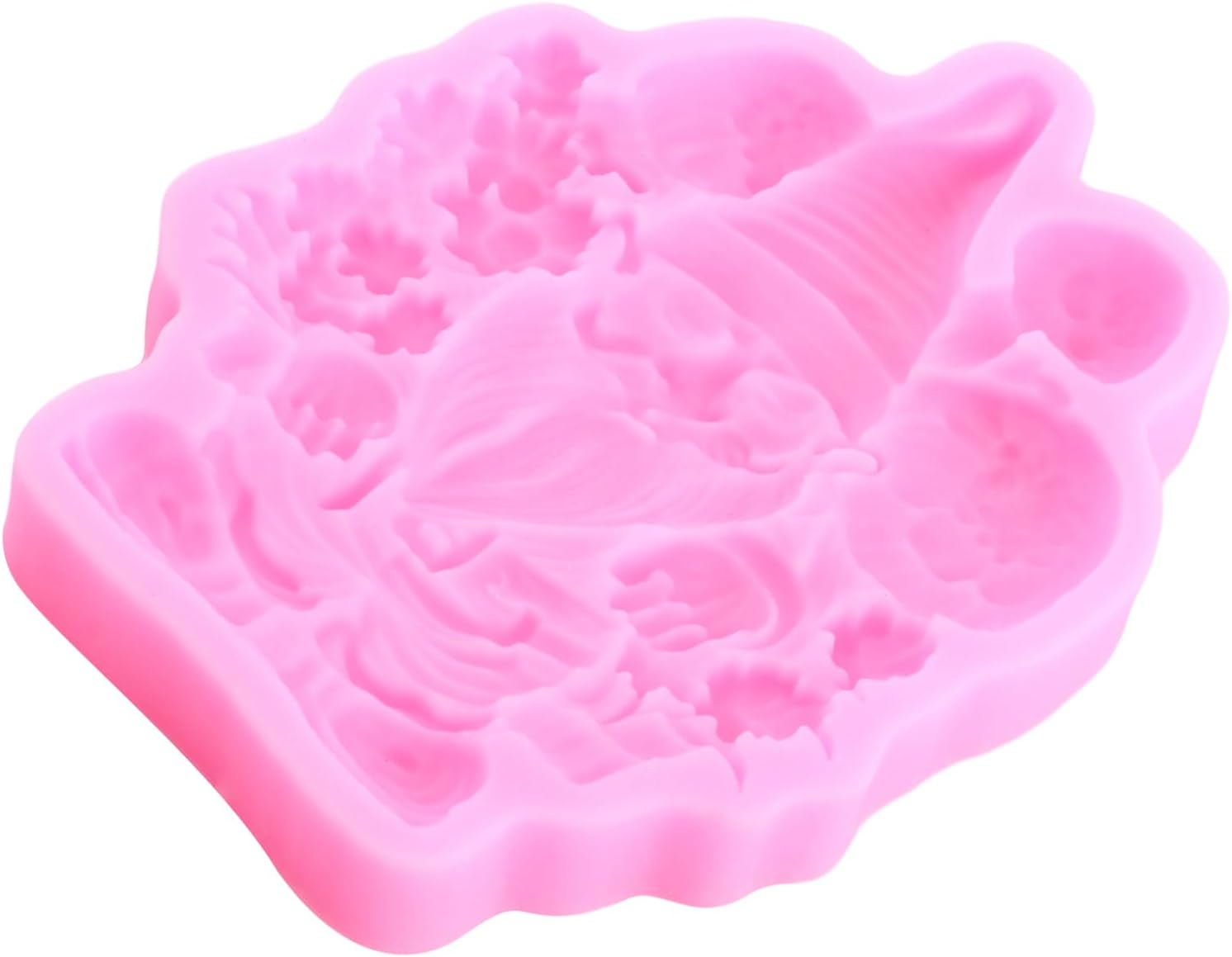 Christmas Fondant Molds Gnome Cake Decorating Silicone Molds Mushroom Chocolate Mold for Cupcake Topper Sugar Craft Chocolate Candy Gum Paste Polymer image number 3