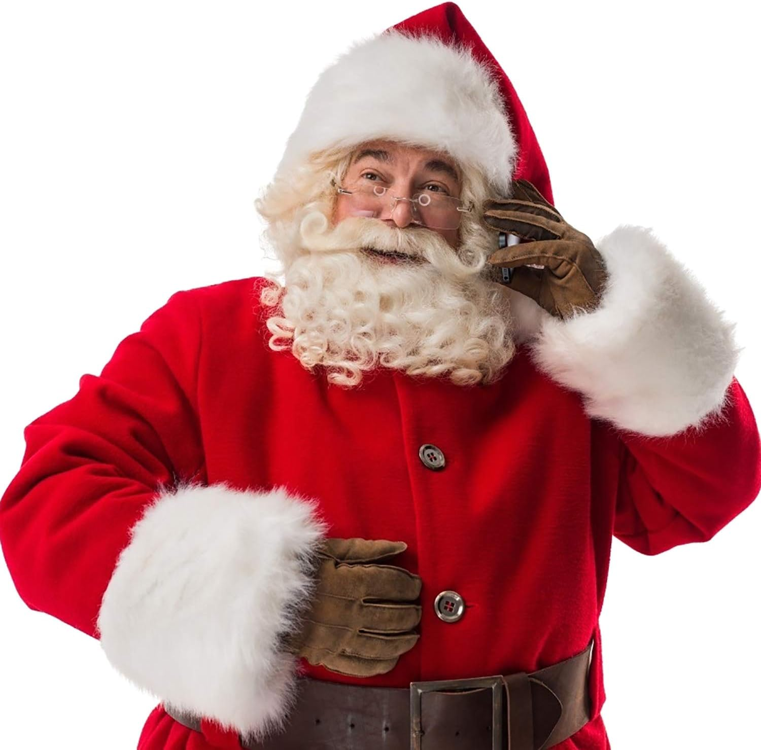 Santa Inflatable Big Belly Pregnant Woman Fake Belly Santa Claus Beer Belly with Mini Inflator Halloween Costume Accessories Christmas Costume Fat Suit Padding image number 2