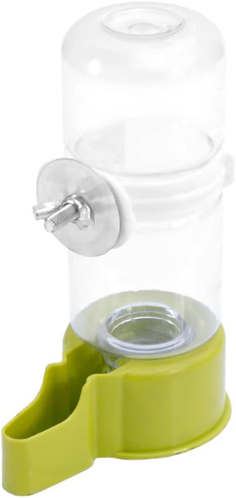 Automatic Bird Water Feeder for Parrots, Pigeons, and Small Birds, 140Ml Capacity, Transparent Bottle with Secure Cage Mount, Durable Pet Bird Supplies, Ideal for Birdcage Accessories