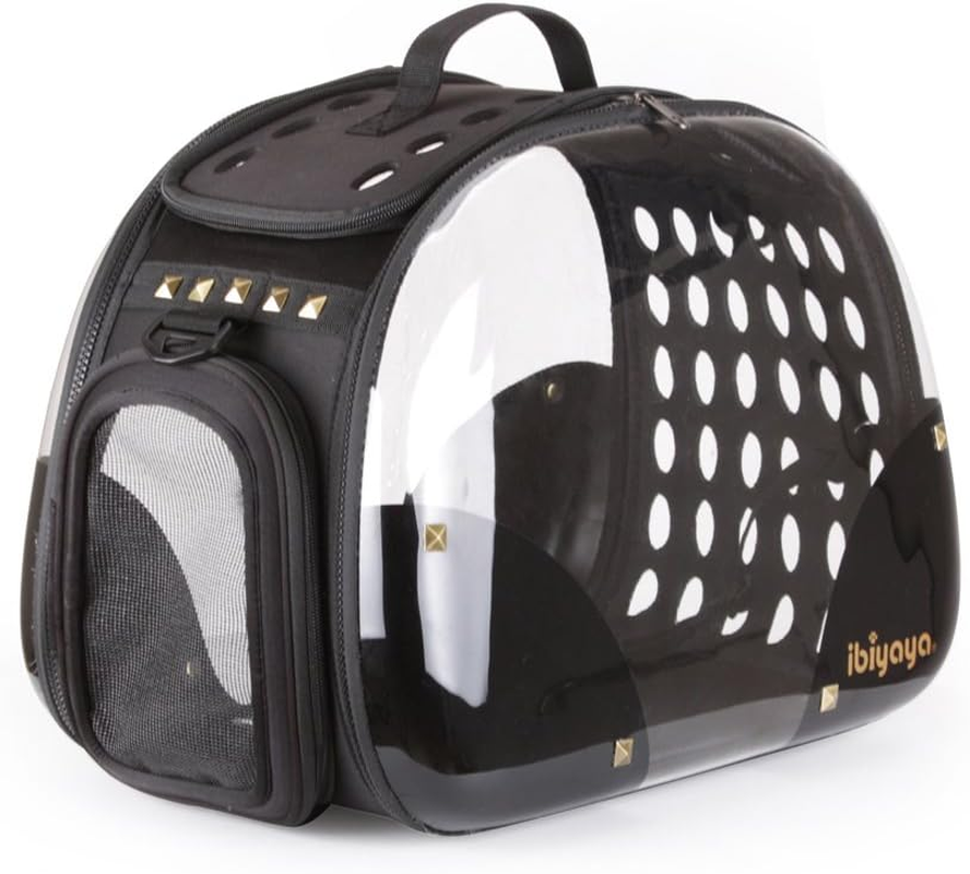 Ibiyaya Hard Rock Transparent Hardcase Pet Carrier image number 3