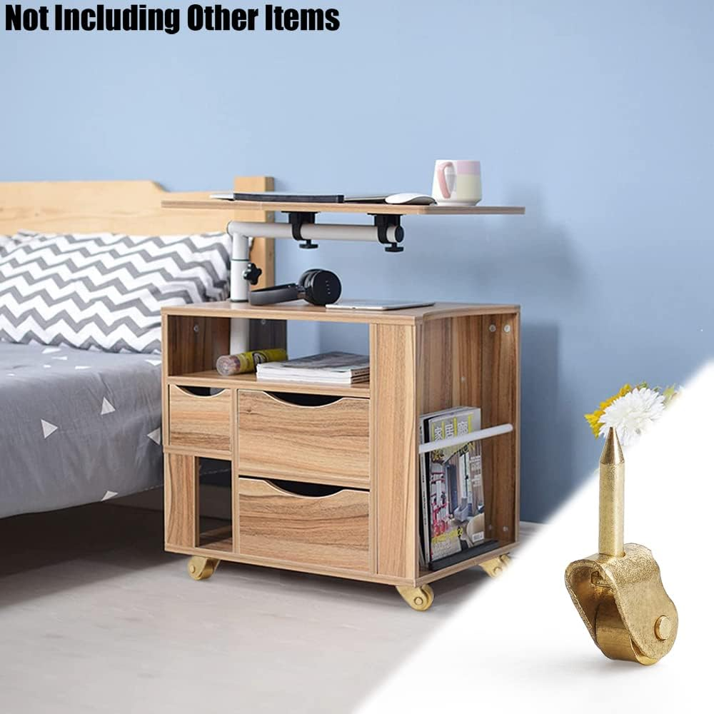 Odoria 1/12 Scale Dolls House Miniature Pulleys Caster 10Pcs Dollhouse Accessories