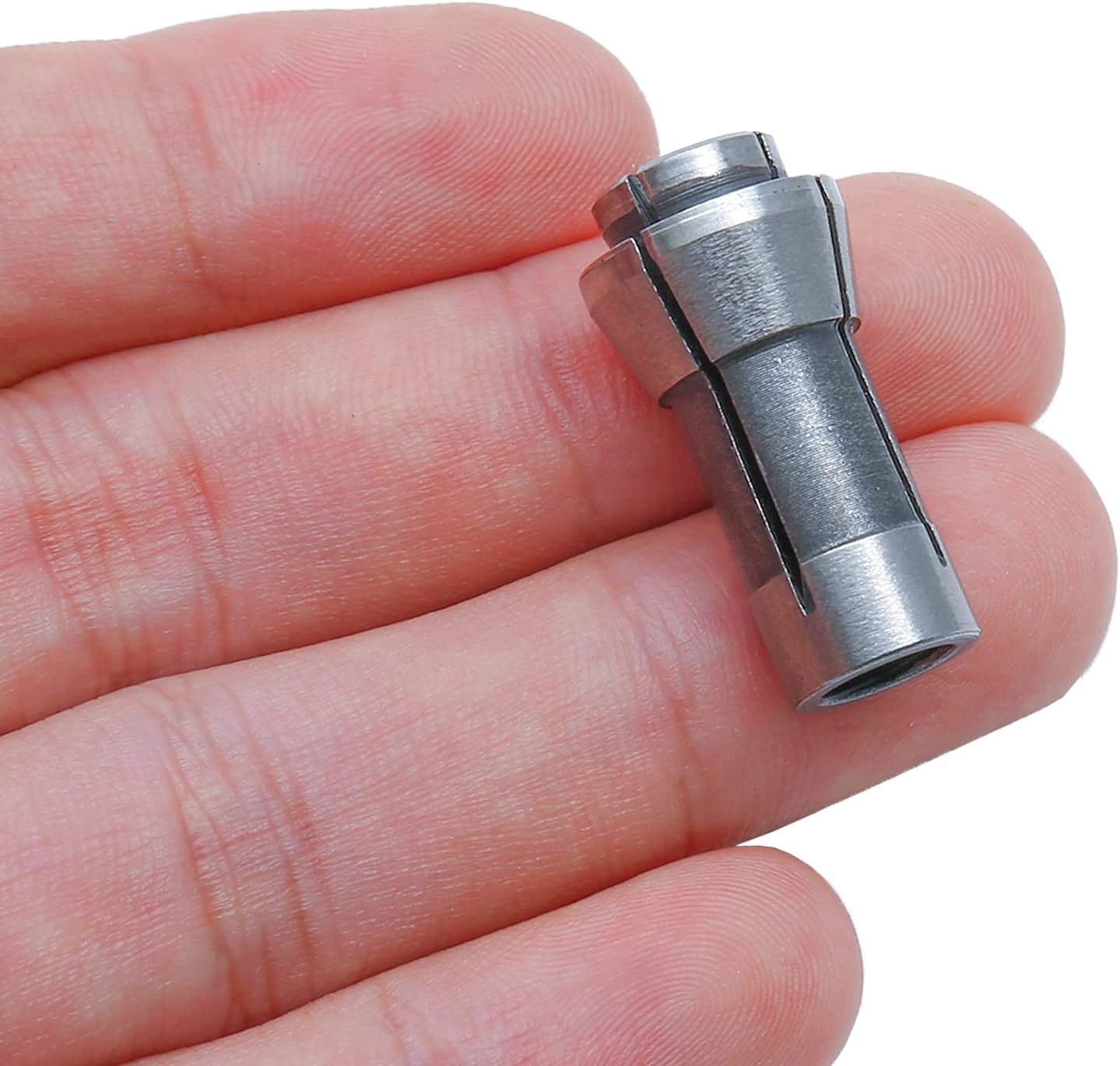 Murtenze 4 Pack Die Grinder Collet, Grinding Machine Clamping Collet Adapter 1/4" and 1/8" Arbors Shanks, 2 Pack 3Mm and 2 Pack 6Mm Die Grinder Collet. image number 6