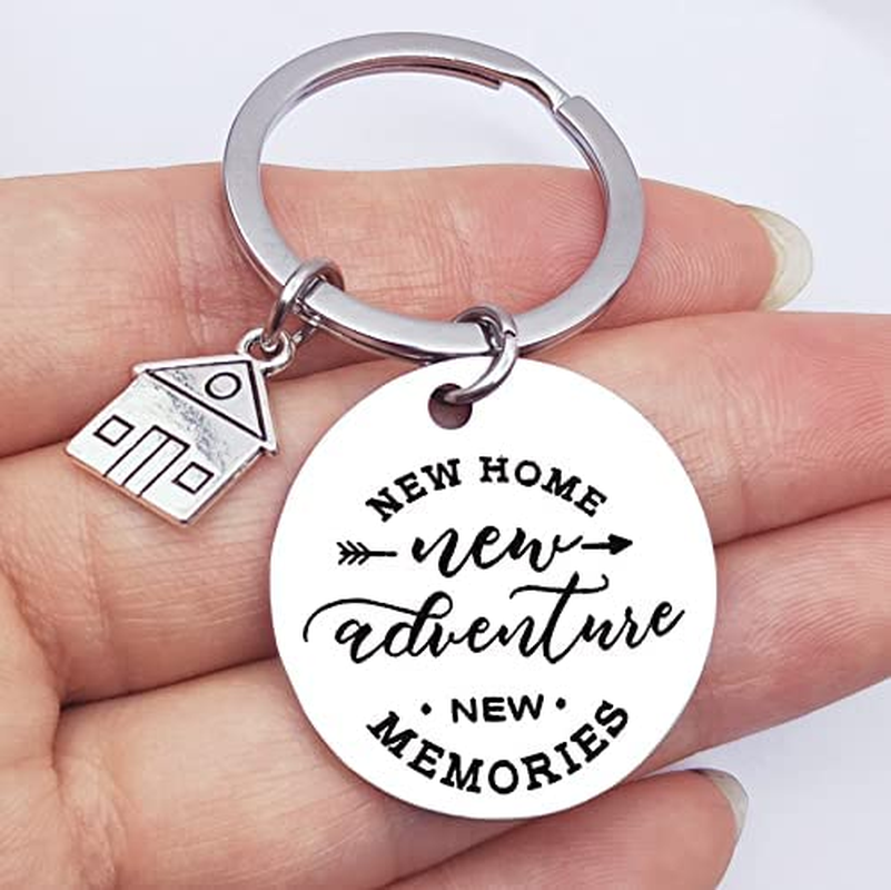 New Home First Home Gifts for Family & Friends - Housewarming Keyring Keychain Gifts for New Home Owners image number 2