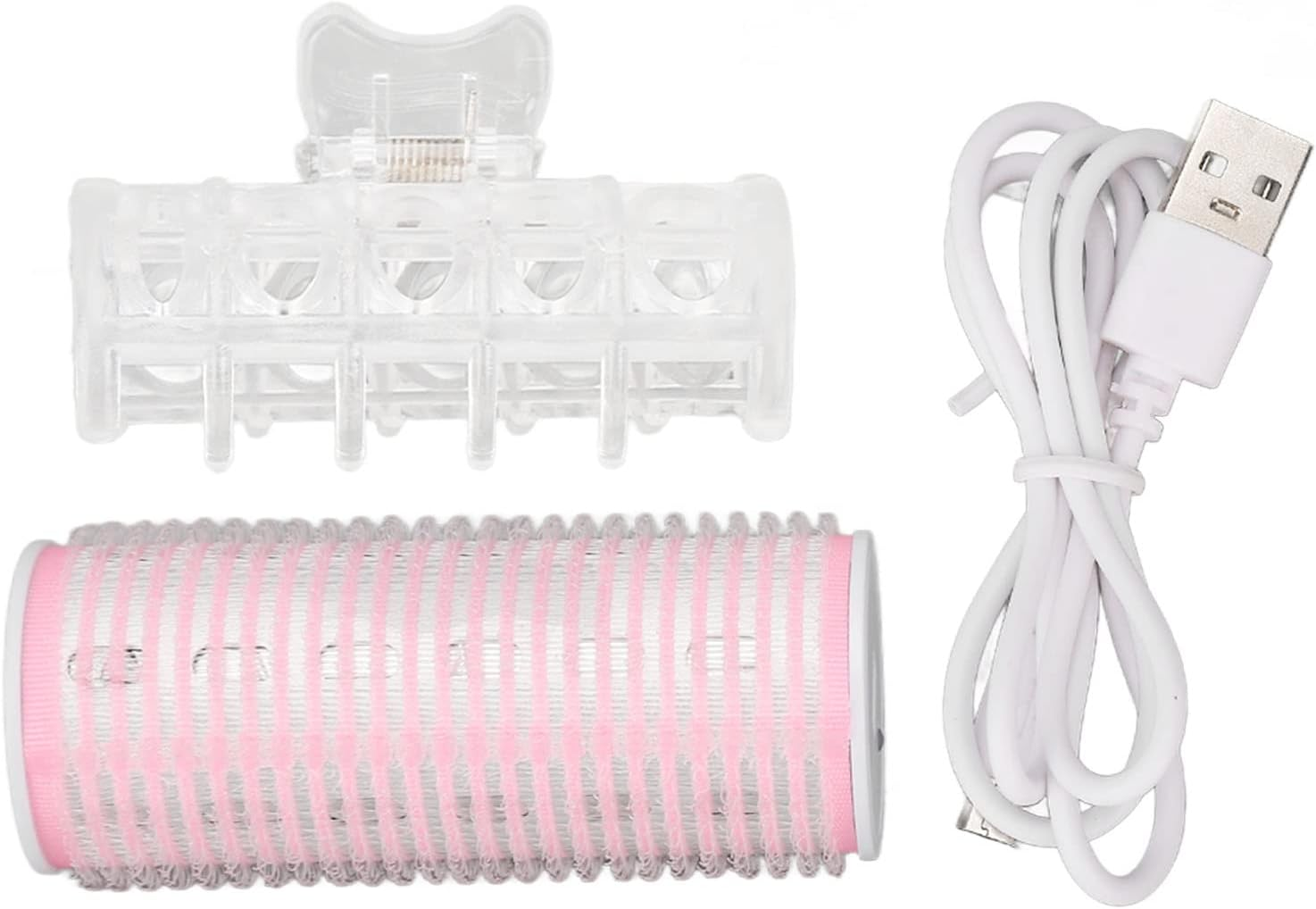 Portable Electric Heated Hair Rollers with Clip, USB Rechargeable Mini Ceramic Curling Rollers, Volumizing Hair Curler for Curly Bangs, Hot Hair Rollers for Quick and Easy Styling image number 3