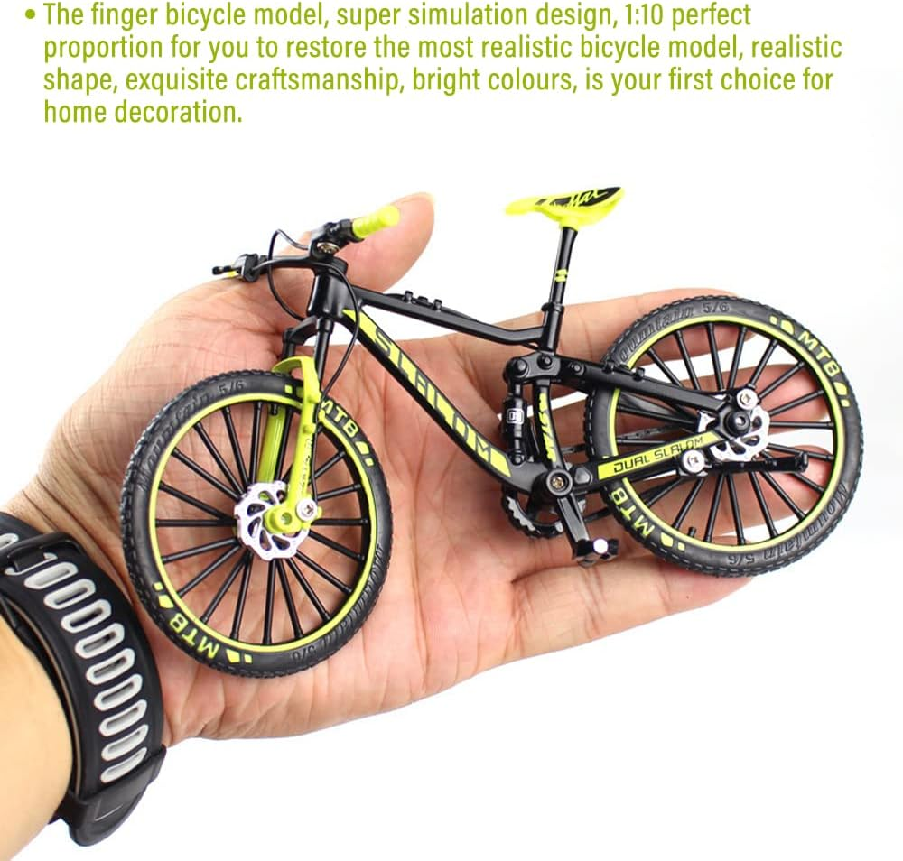 Mini Finger Mountain Bike Model Toy - 1:10 Scale Bicycle Decoration, Collectible Gift image number 3