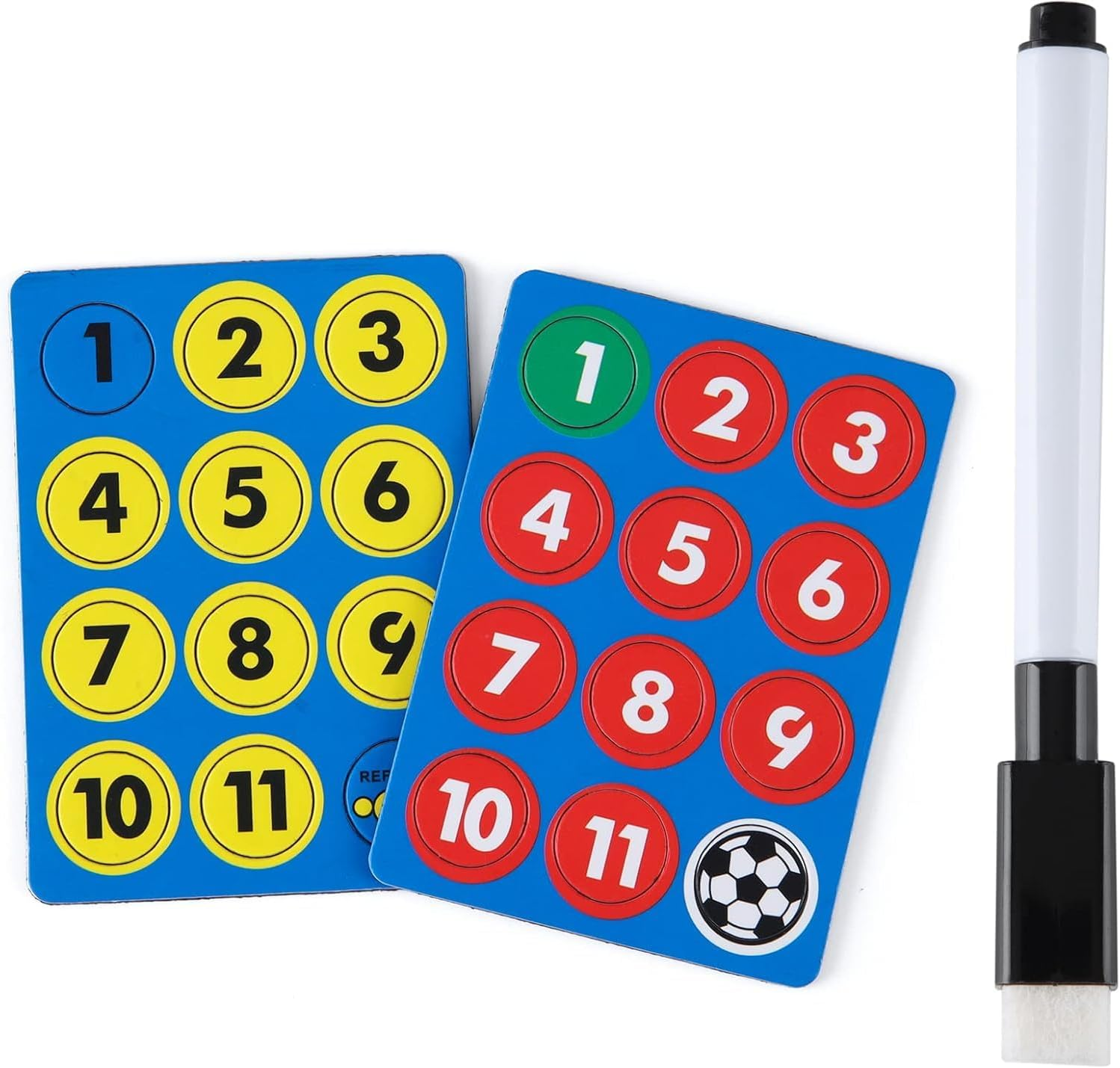 Coaching Board Coaches Clipboard Tactical Magnetic Board Kit, Portable Strategy Coach Board with Dry Erase, Marker Pen and Zipper Bag image number 3