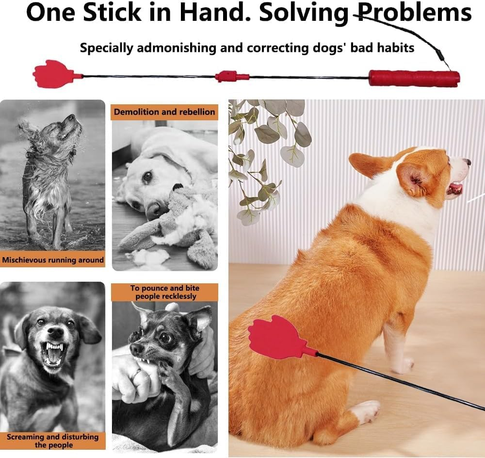 Collapsible Portable Dog Training Stick, 1Pc Foldable Puppy Training Pole, Collapsible Durable Dog Training Whip, Foldable Puppy Training Stick Pole with Anti-Slip Handle image number 2