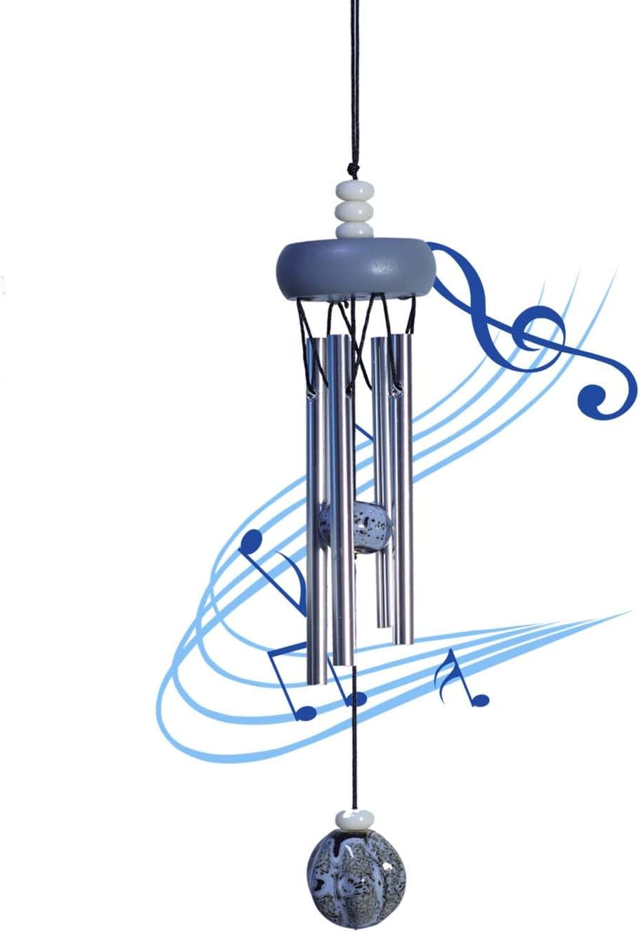 Mini Wind Chimes for Indoor,With Wind Catcher, Suitable as a Gift,Christmas Windchimes Indoors Gifts for Unisex (Dark_Green) image number 3