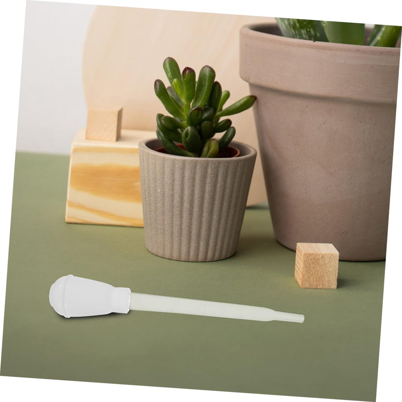 Plant Saucer Water Absorber and Water Tool Gardening Equipment Plastic Sturdy Suck Tube 3Pcs Set for Convenient and Use in Gardening image number 2