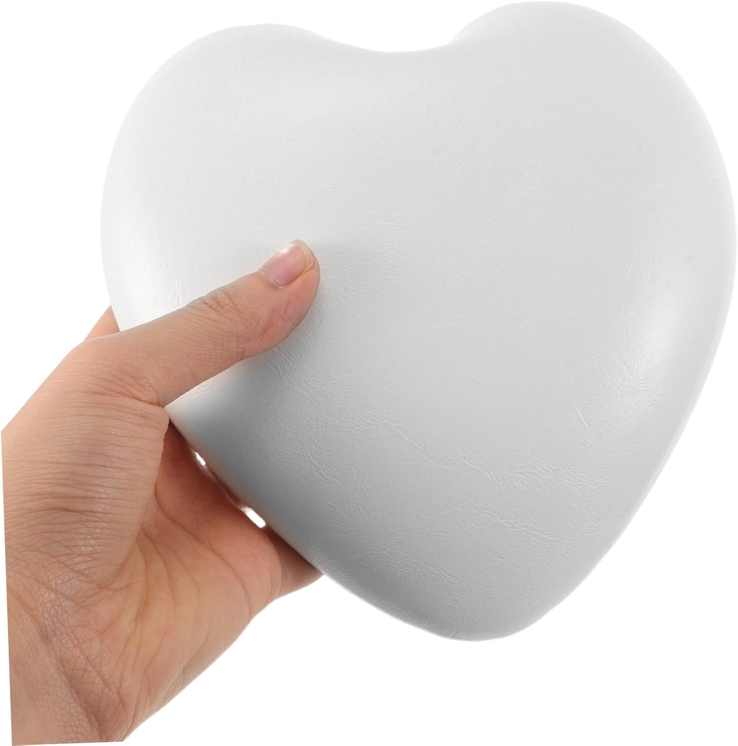 Anneome Memory Elbow Rest Pad for Desk Manicure Soft Heart Shaped Arm Cushion Portable Nail Tech Hand Pillow Comfortable Tilted Support for Nail Care and Tattoo Use