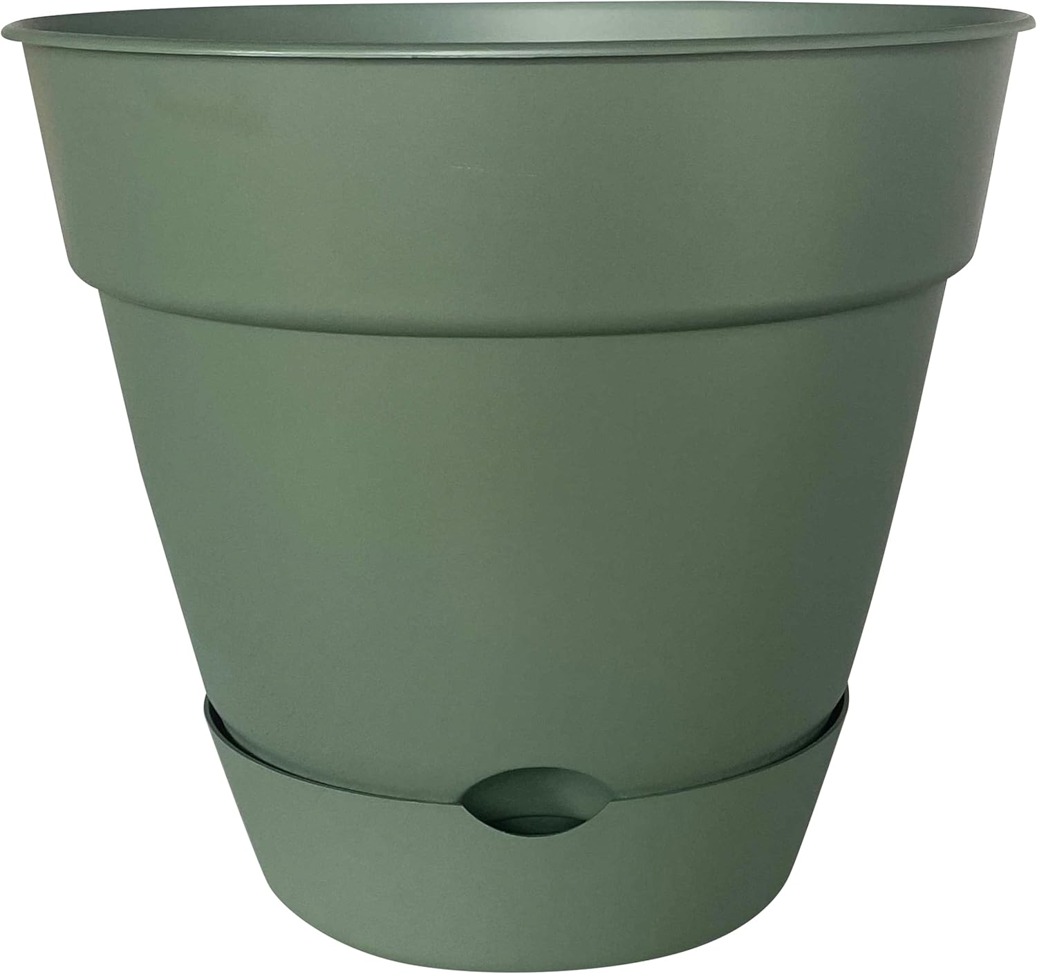 Northcote Pottery Leonard Self-Watering Pot, 31 X 27 Cm Size, Green - Brick image number 3