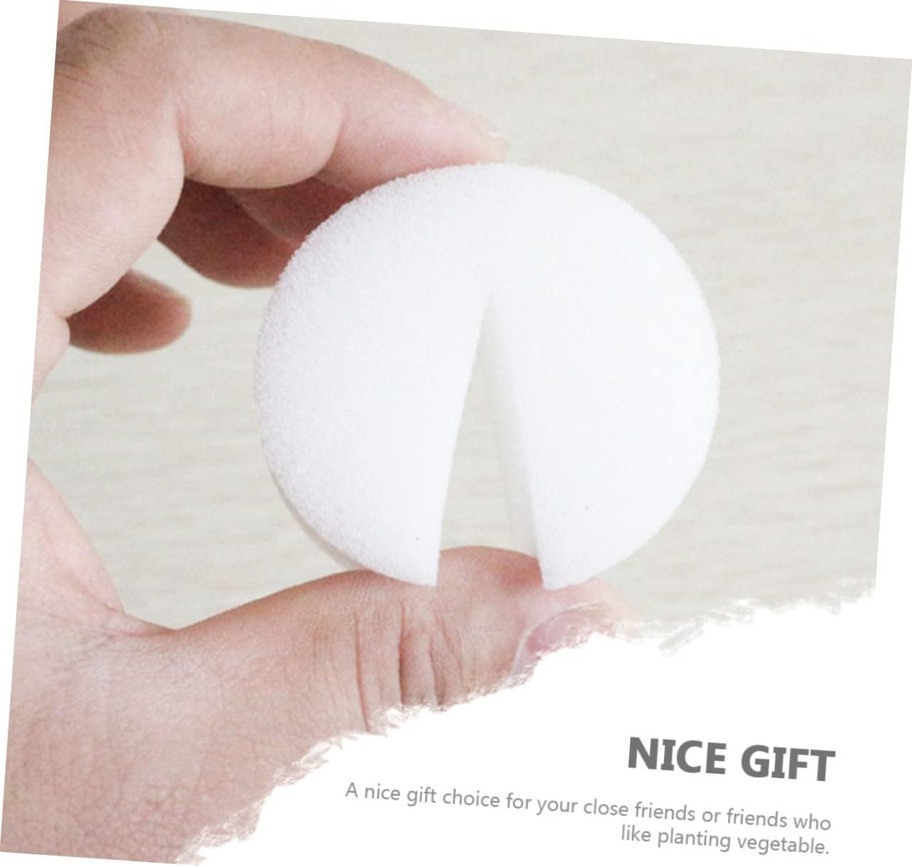 Yardwe Hydroponic Planting Sponges Garden Soilless Cultivation Accessories for Indoor Vegetable Growing 55 Pcs round Shape Reusable Grow Medium for Hydroponics System Gardening Tools image number 3