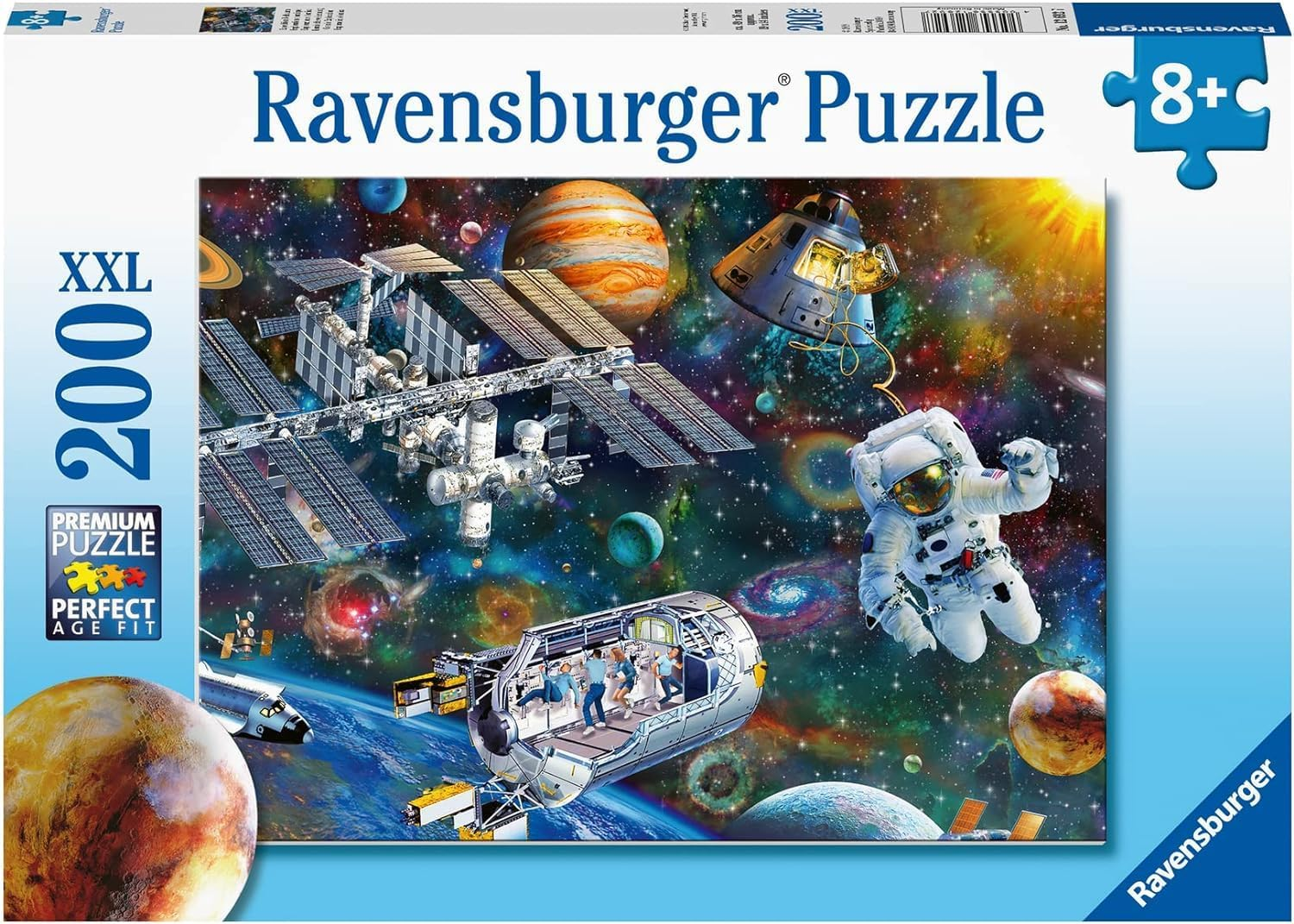 Ravensburger - Cosmic Exploration 200-Piece Jigsaw Puzzle for Kids & Teens, Space & Astronomy Puzzle image number 1