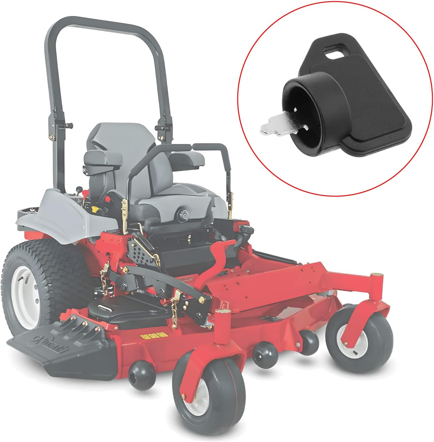 6Pcs Ignition Switch Key Replacement 63-8360 62-7770 103-2106 1-603511 137-4100 Compatible with Toro Compatible with Exmark Compatible with Titan image number 1