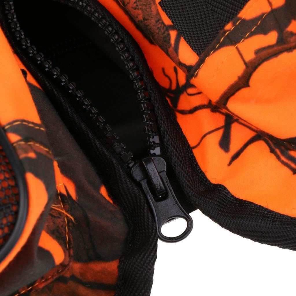 IOIUSKKU Versatile Universal Kayak Canoe Sailing Fishing Life Jacket Buoyancy Aid Adjustable and Secure Fit, Orange Camo - Forest Camo image number 6