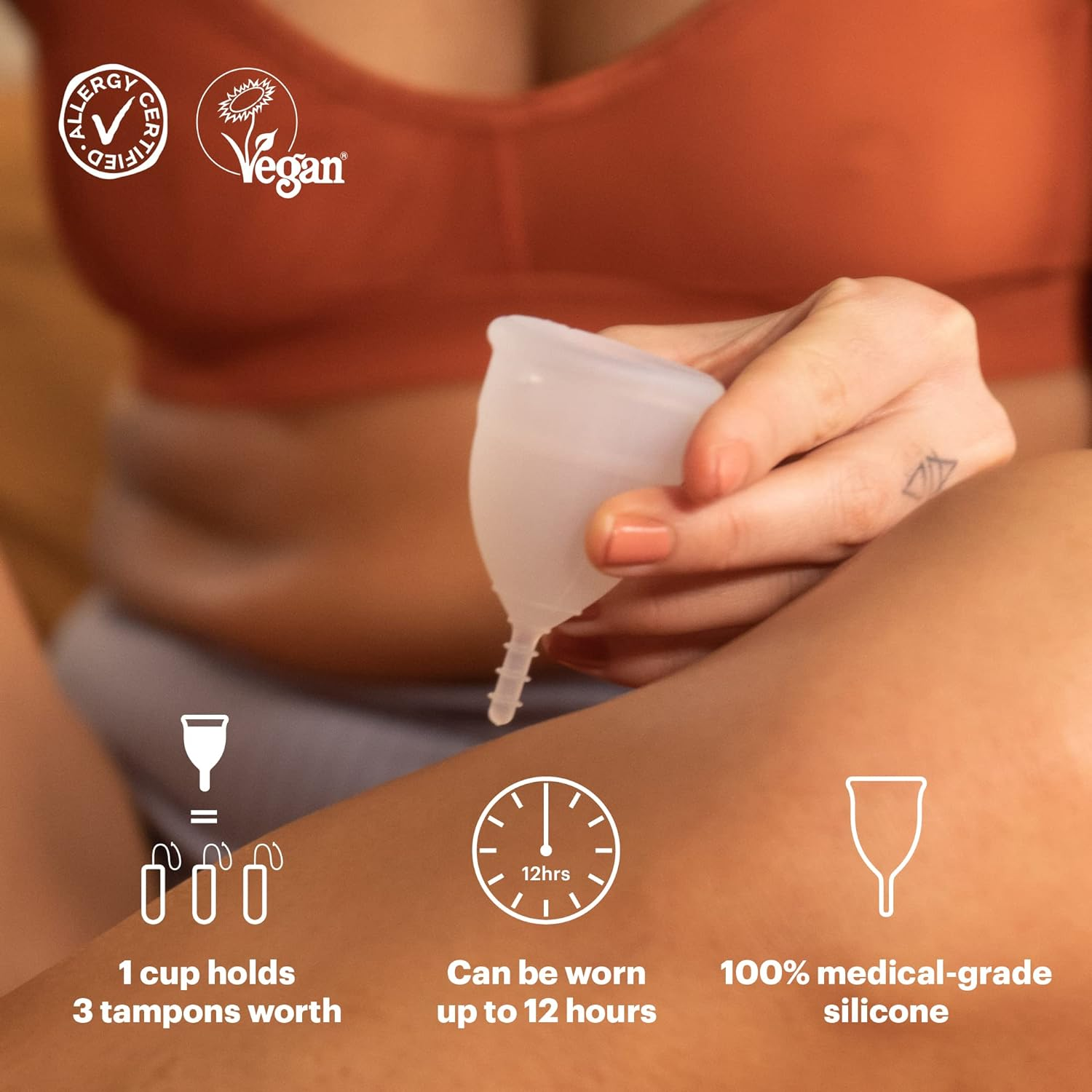 Organicup Menstrual Cup Size Mini , Mini image number 6