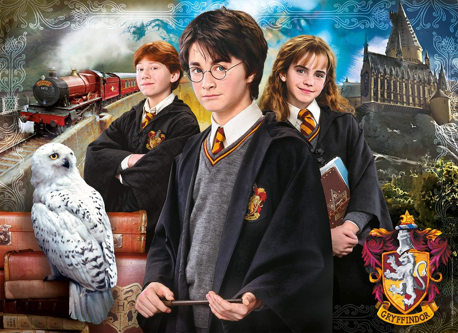 Clementoni Harry Potter and the Chamber of Secrets Brief Case Puzzle 1000 Pieces (61882) image number 3