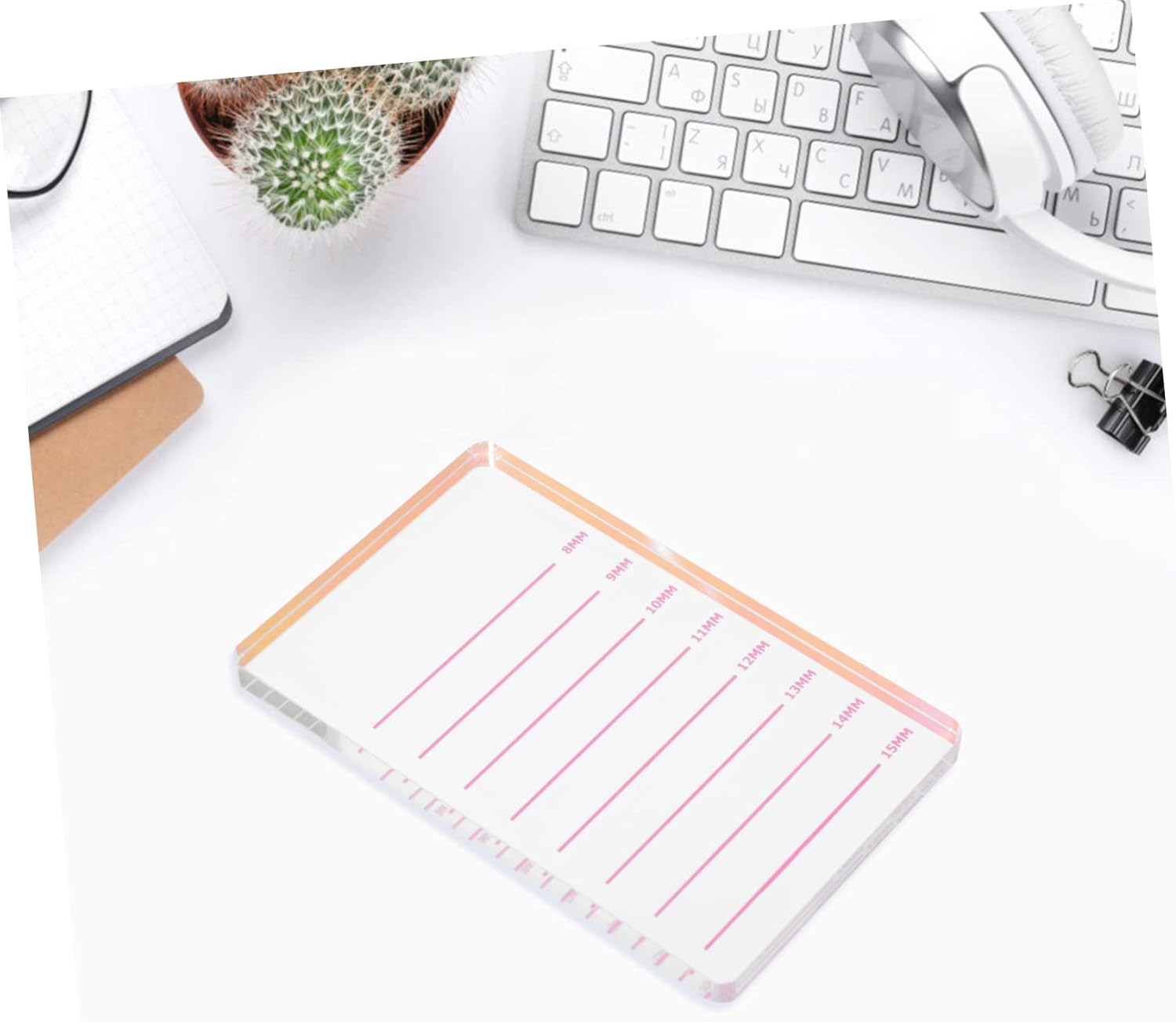 Minkissy 2Pcs Delicate Eyelash Grafting Board Eyelash Grafting Holder for Lash Extension Use image number 2