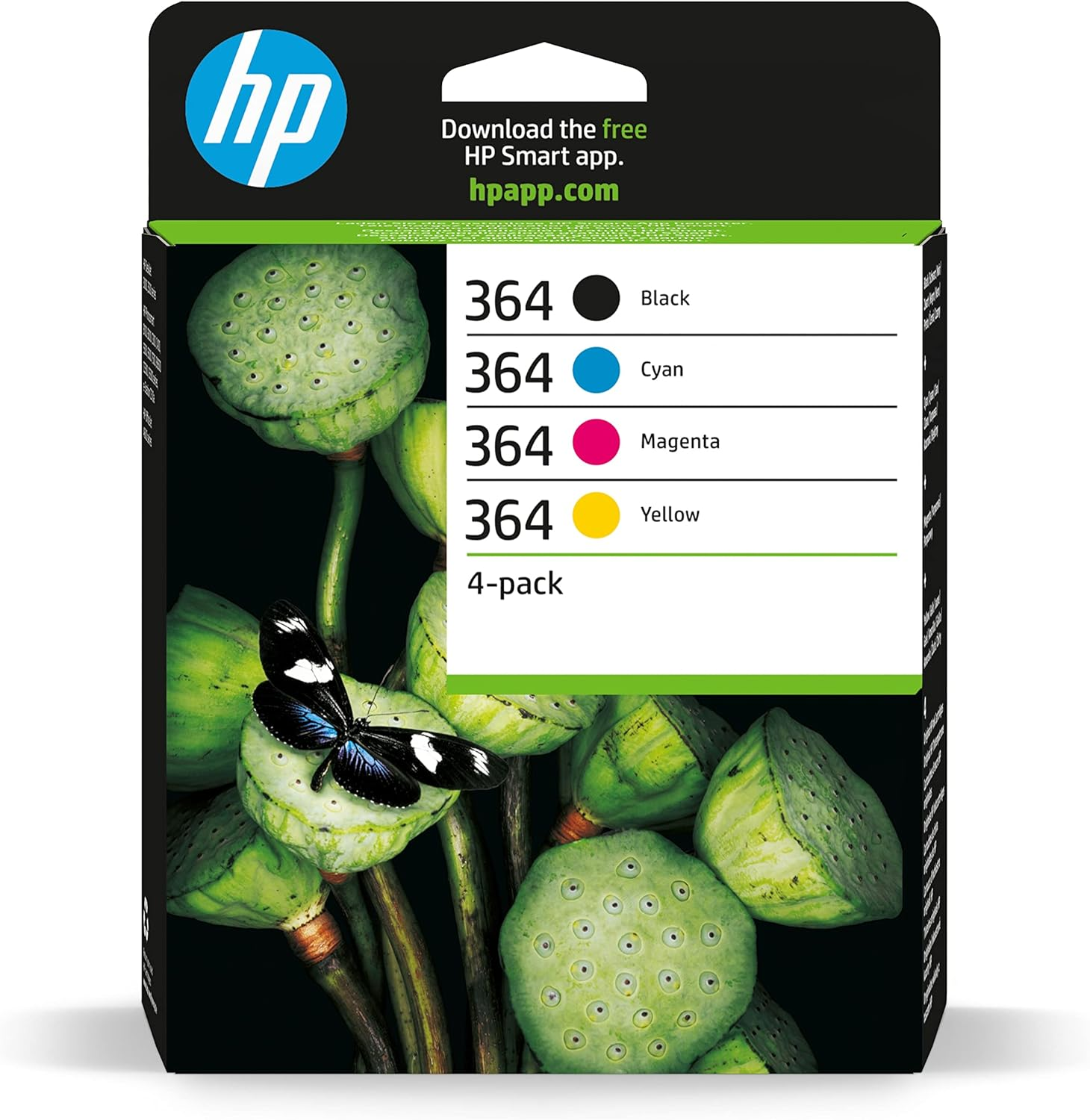 HP CB316EE 364 Original Ink Cartridge, Black, Single Pack