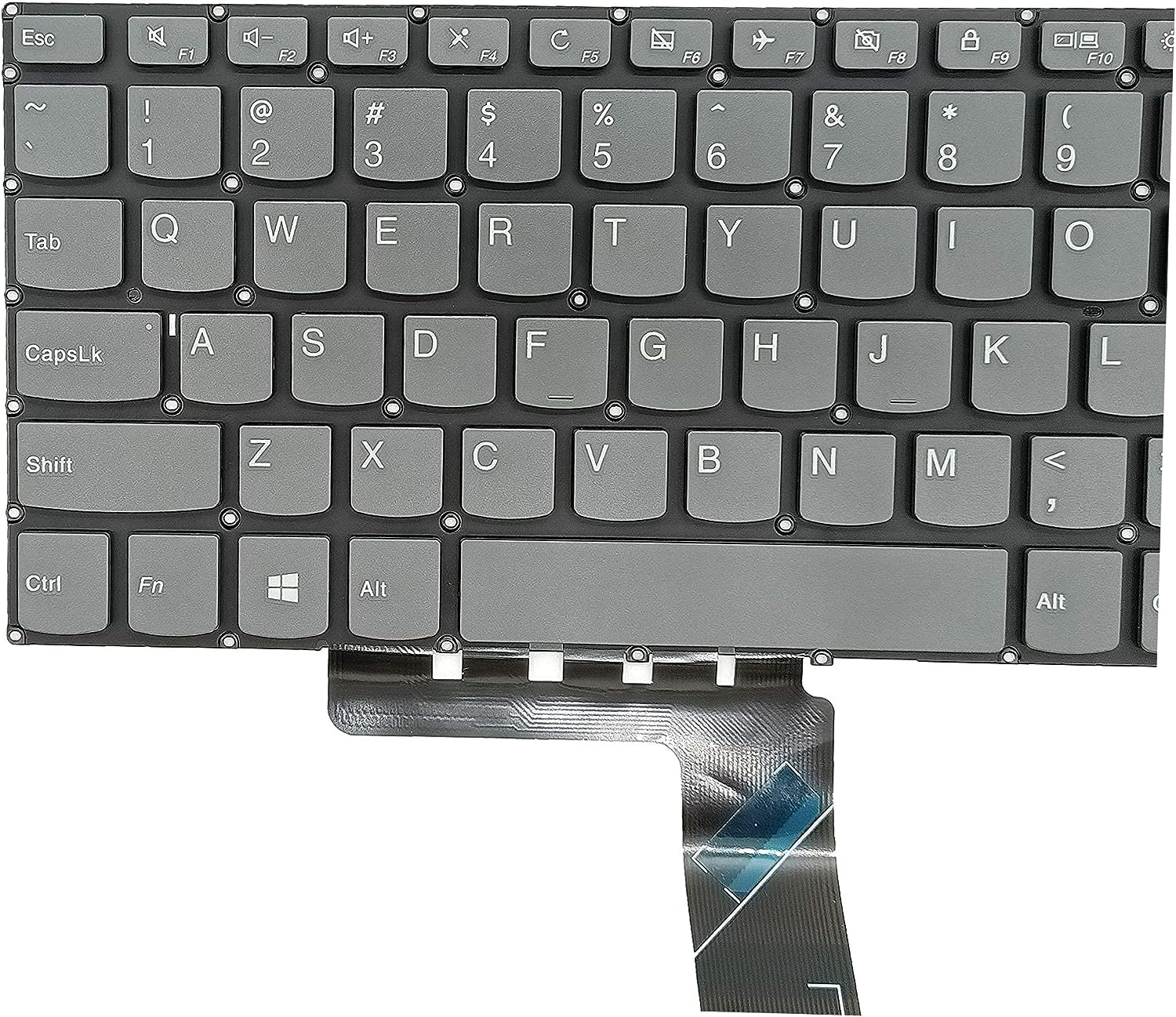 Replacement Keyboard for Lenovo Ideapad 3-15IIL05 3-15ADA05 3-15ARE05 3-15IGL05, Ideapad 330S-15Ikb 330S-15Arr & Ideapad S340-15IWL S340-15API S340-15IIL Series Laptop, US Layout - With Backlit image number 5