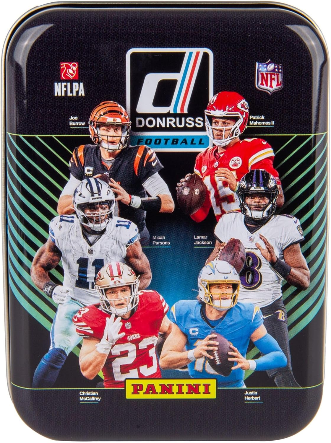 2024 Panini Donruss Football NFL Football Trading Cards Tin image number 4