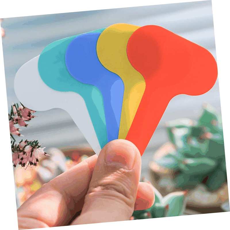 Yardwe 200Pcs Plant Label Sticks Plastic Gardening Inserted Card Plant Marker Flower Label for Garden Decoration Outdoor Use image number 6