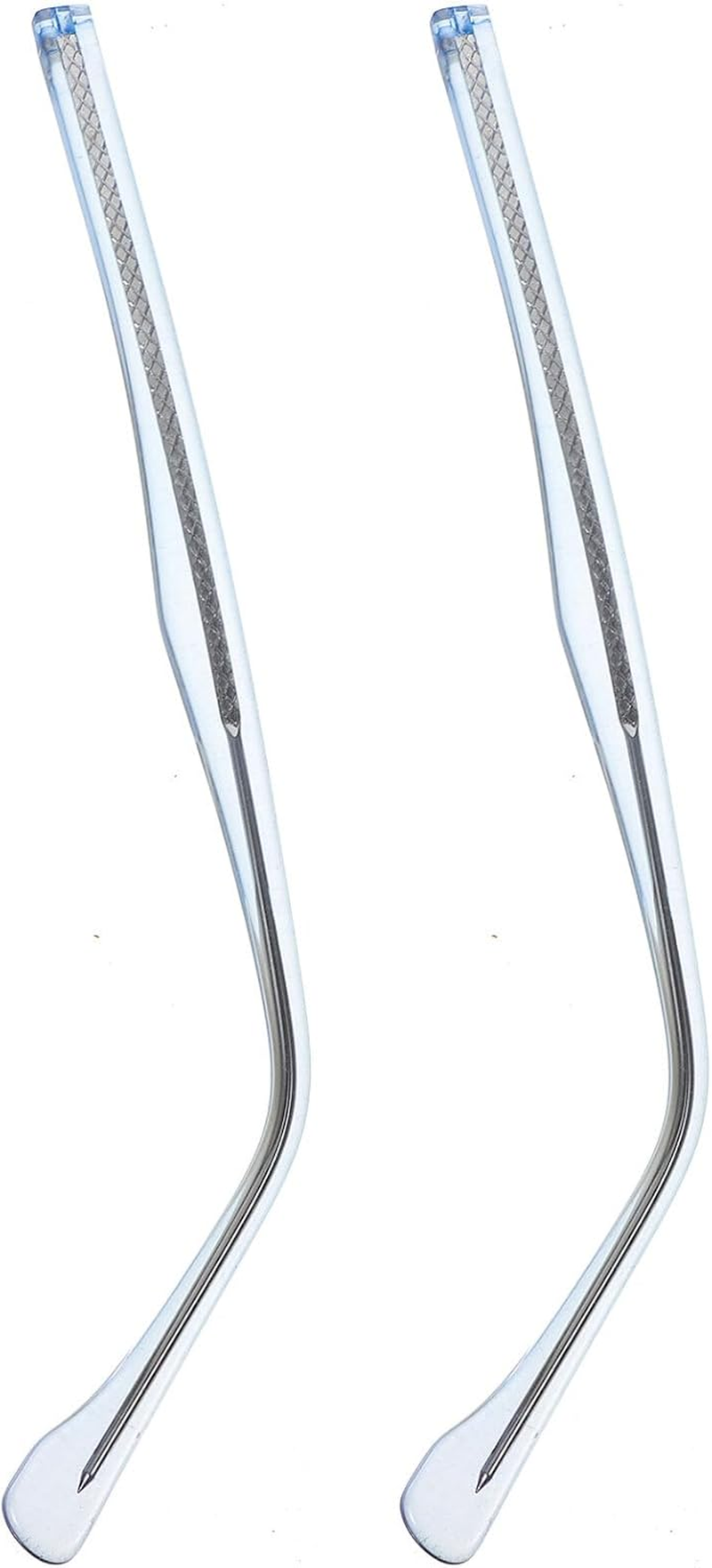 Homoyoyo Metal Glasses Replacement Temple Glasses Arm Replacement, 1 Pair Universal Metal Eyeglass Arm for Black