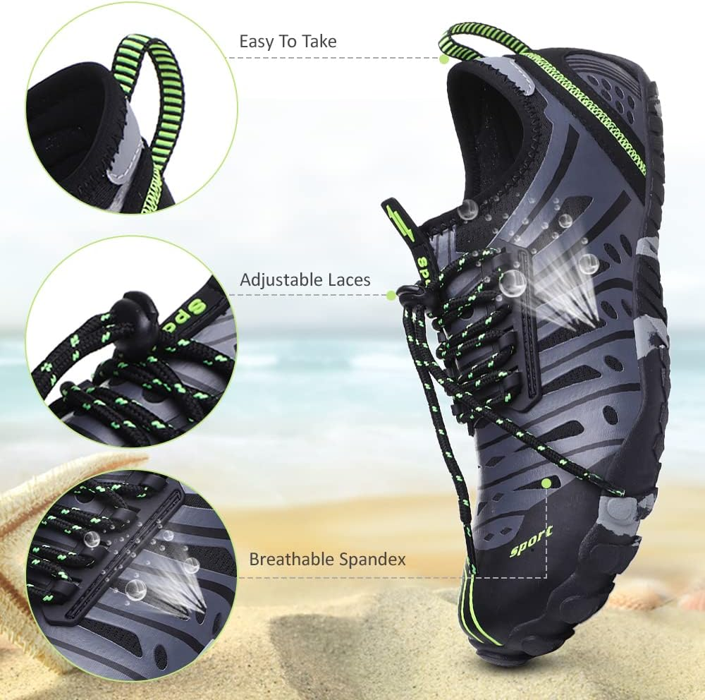 Water Shoes Quick Dry Lightweight River Trekking Shoes Athletic Sport Shoes for Beach Kayaking Boating Hiking Surfing Walking BBZY