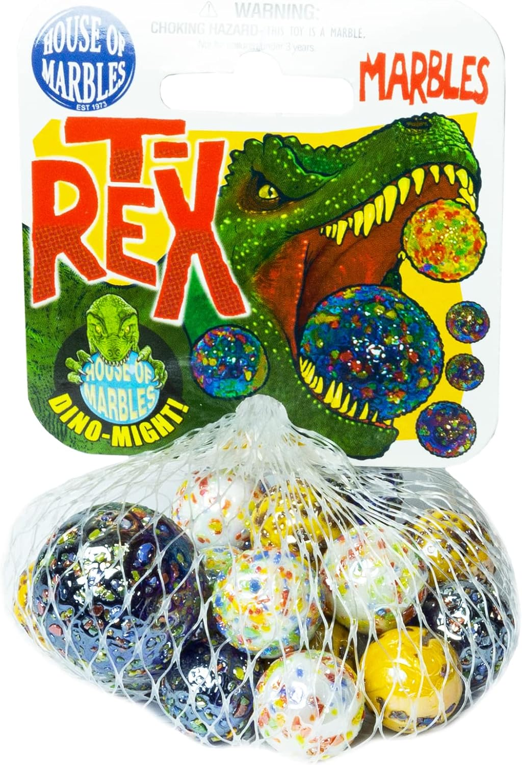 House of Marbles T-Rex Net Bag of Marbles image number 2