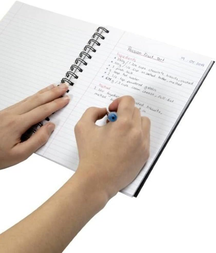 Spirax 511 Hard Cover Book 225X175Mm 200 Page Black image number 1