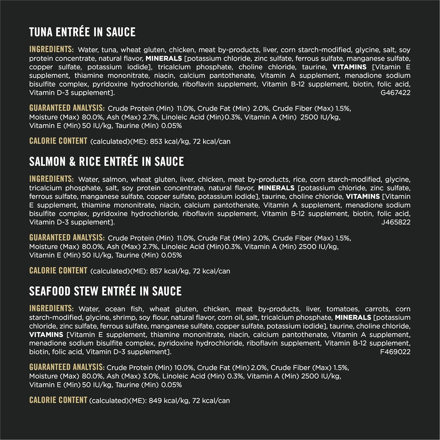 Purina Pro Plan Wet Cat Food Seafood Favourites Variety Pack 24X85G image number 4