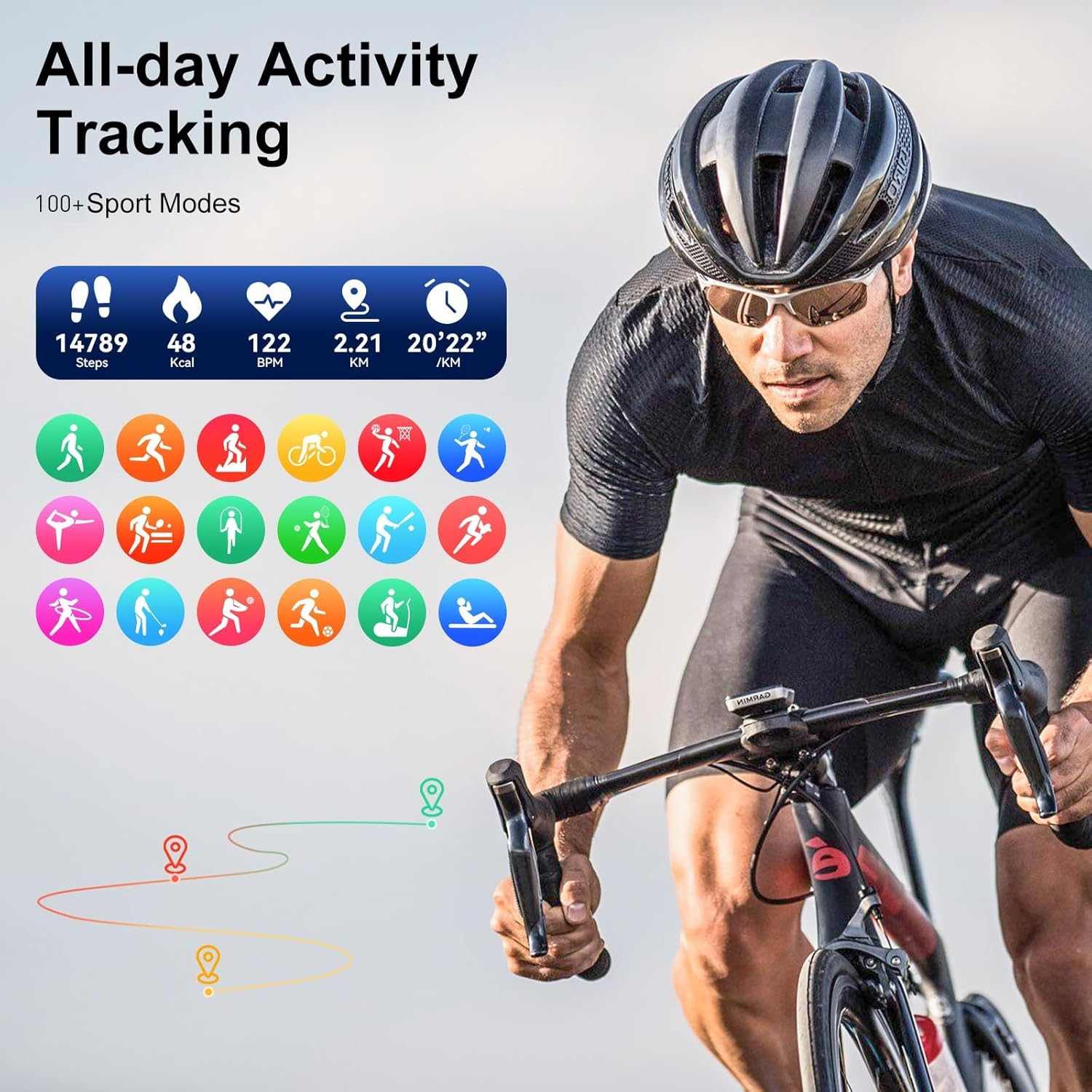 Curve Military Smart Watch for Men(Answer/Make Call), 2.01" Smartwatch 2025 Newest Fitness Tracker with 120+ Sports Modes IP68 Waterproof Fitness Watch for Android Ios (2 Straps) image number 5