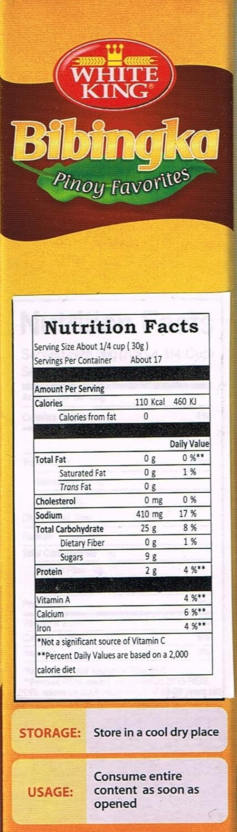 White King Bibingka Bake Mix 500G image number 1