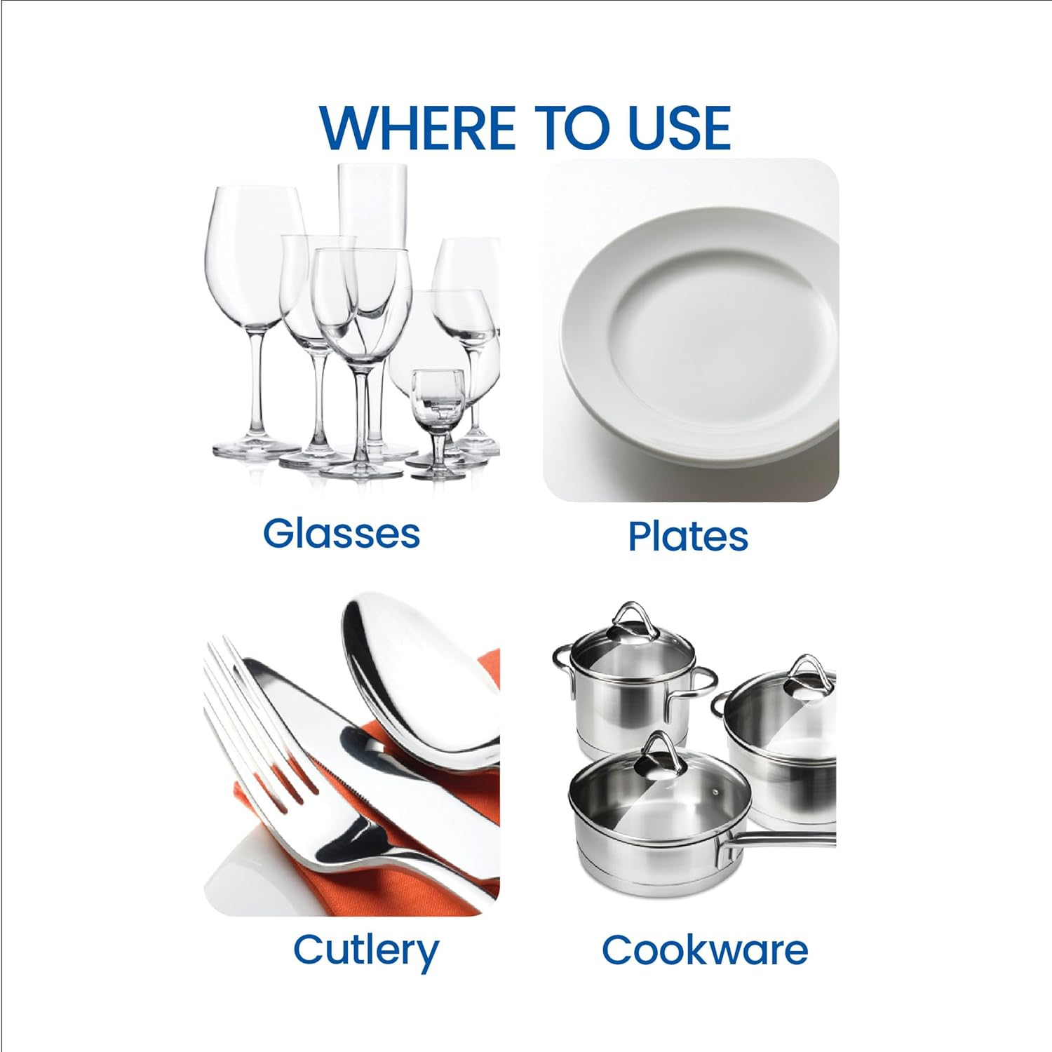 White Magic Tea Towel Single Pack, Midnight &ndash; Recycled Plastic Ultra Absorbent Microfibre, 70X50Cm, Lint-Free, Quick-Drying, Durable & Stylish Kitchen Towel, Multi-Purpose Use, Easy Care image number 2