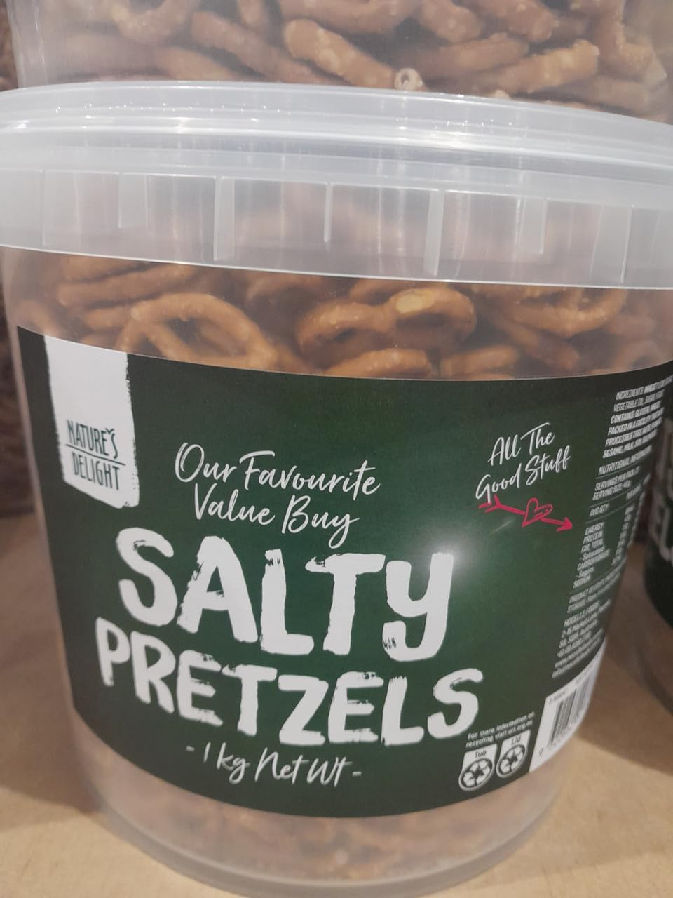 NATURES DELIGHT SALTY PRETZELS 1KG