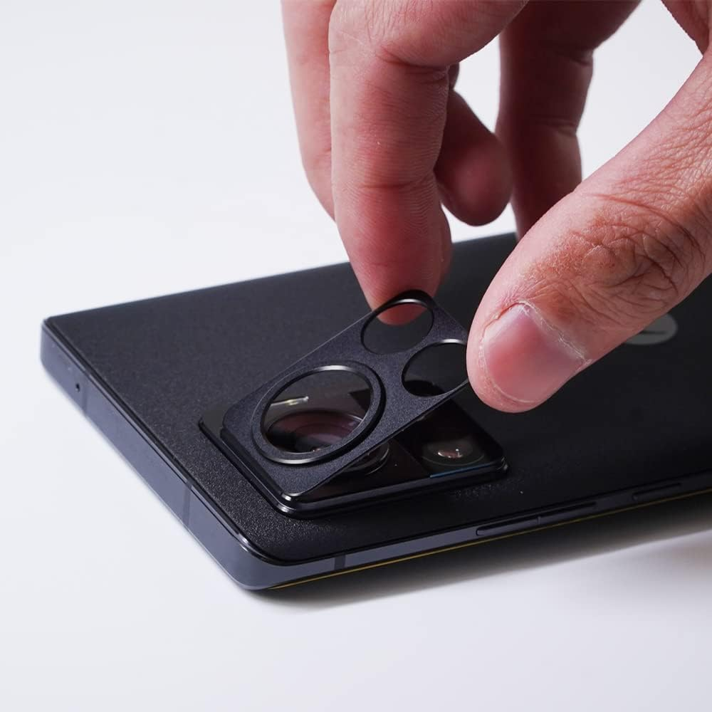 IBYWIND Screen Protector for Motorola Edge 30 Ultra 5G(6.67 Inches),With 2Pcs Flexible TPU Film,1Pc Camera Lens Protector,1Pc Backing Carbon Fiber Film [Fingerprint Reader,Easy to Install] image number 3