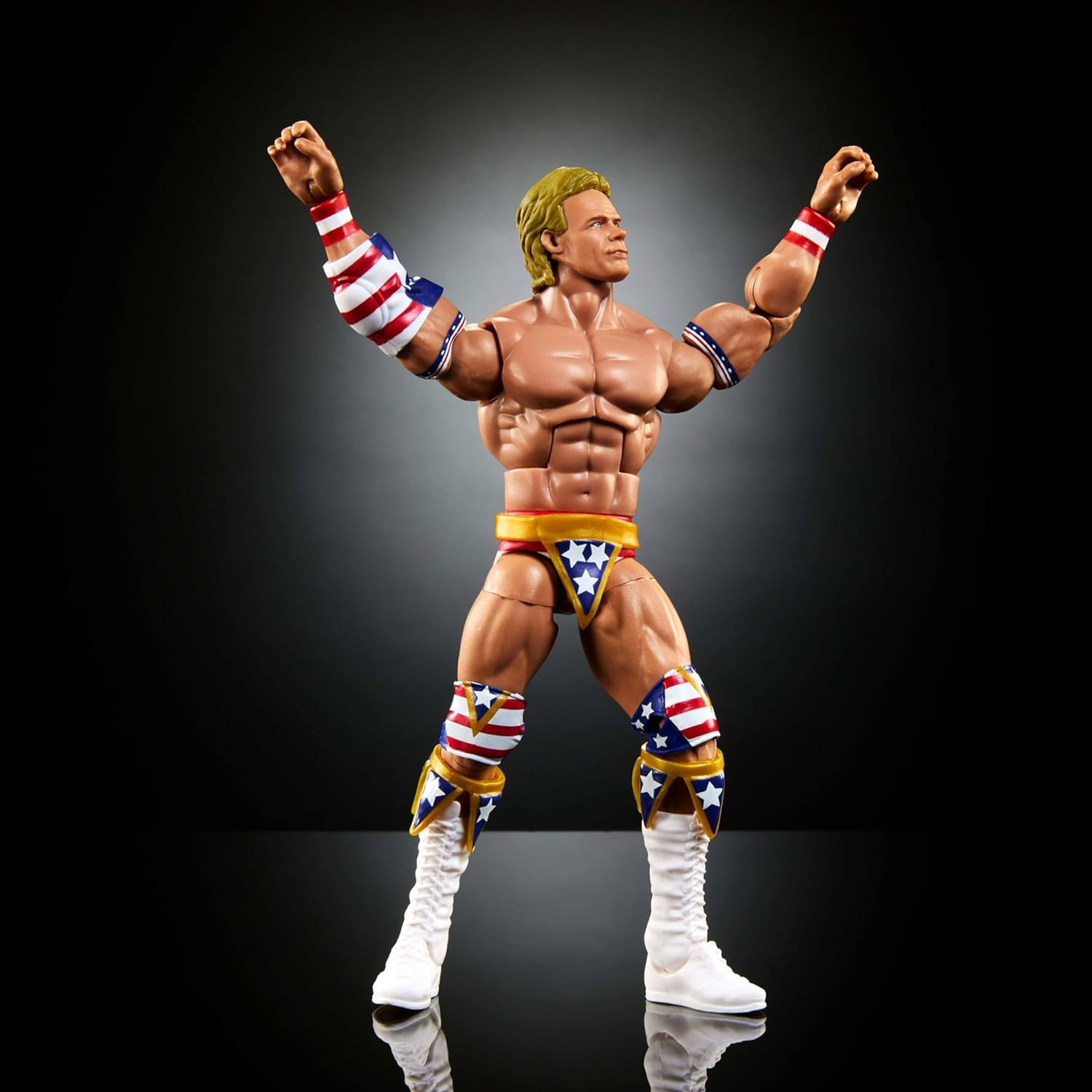Mattel WWE Elite Collection Action Figure Summerslam Lex Luger with Accessory and Referee Build-A-Figure Parts image number 1