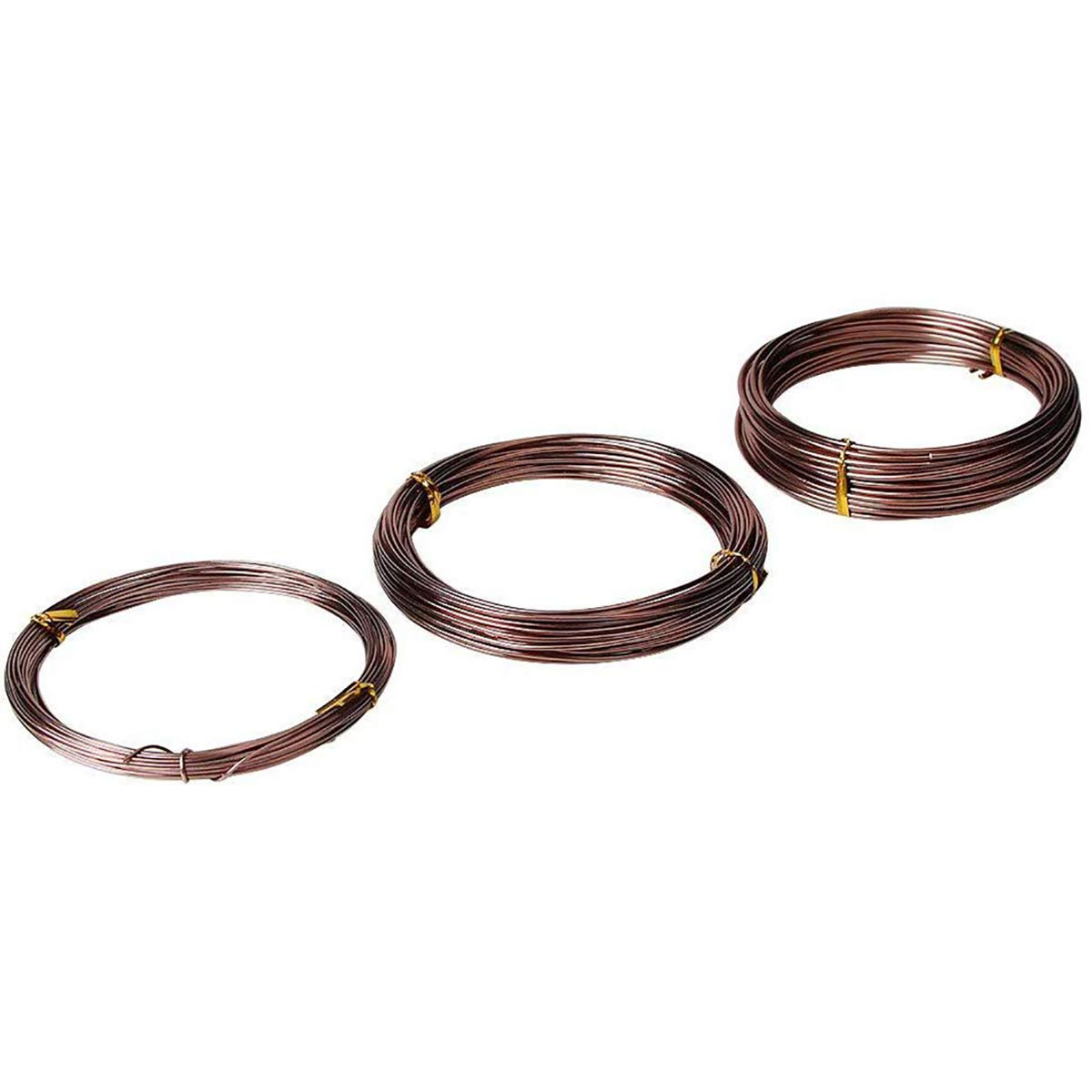 Sagasave Bonsai Wire Set with Flower Pot Hole Mesh Pad, Copper Bonsai Training Wire for Bonsai Tree Kit 20 Plastic Mesh Mat Bronze image number 4